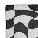 Twyla Checkered Black & White Mockup Square Detail