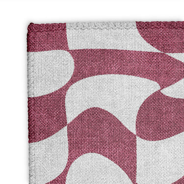 Twyla Checkered Fuscia Mockup Square Detail