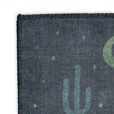 Desert Coyote Midnight Blue & Sage Green Mockup Square Detail