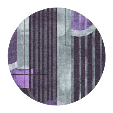 Gordian Dark Purple in 5' Round Size