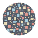 Geometric Confetti Twilight in 5' Round Size