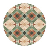 Spokane Sage Green & Taupe in round-5ft Size