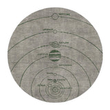 Solar System Taupe & Forest in 5' Round Size