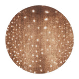 Deer Hide Print in 5' Round Size