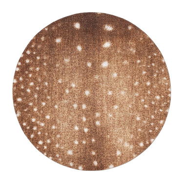 Deer Hide Print in 5' Round Size