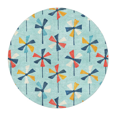 Breezy Pinwheels in 5' Round Size