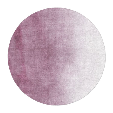 Kieran Watercolor Mauve Ombre in round-5ft Size