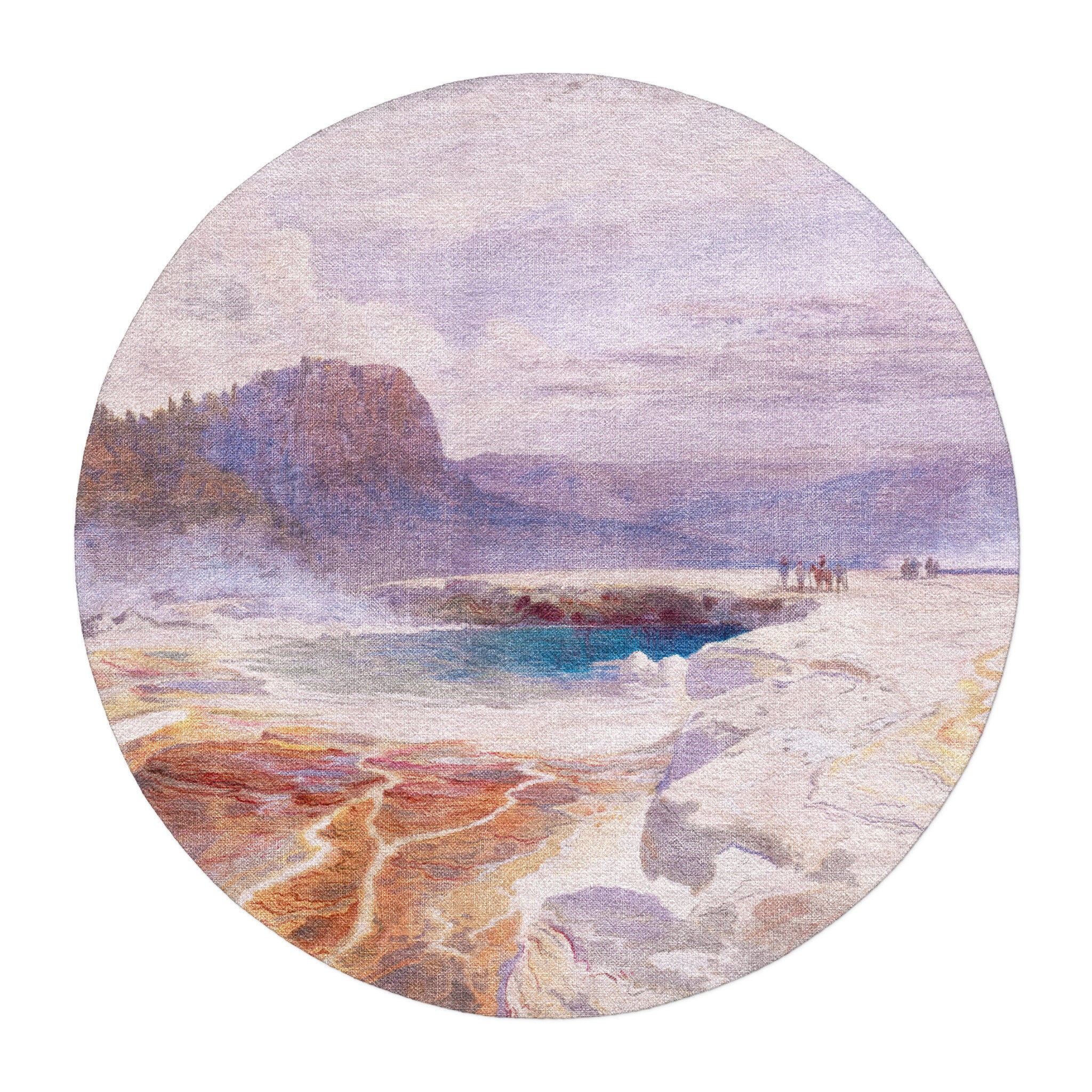 Yellowstone Rugs Yellowstone Great Blue Spring Area Rug – Undrfoot Rugs