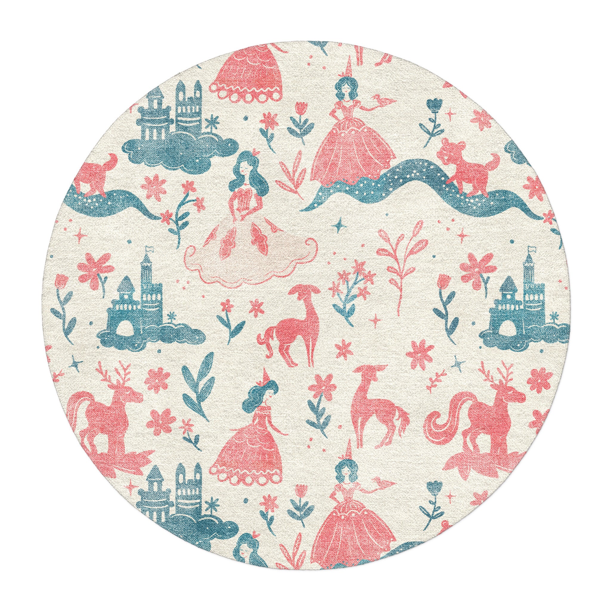 Princess Area Rug Pink Princess Fairytale Area Rug – Undrfoot Rugs