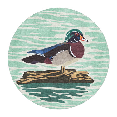 Floating Wood Duck in 5' Round Size