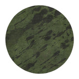 Hurley Splatter Dye Olive Green in round-5ft Size