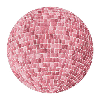 Disco Ball Pink Round in 5' Round Size
