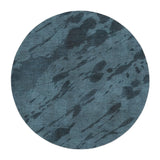 Hurley Splatter Dye Blue in round-5ft Size