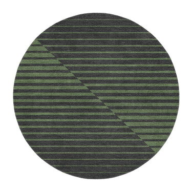Euclid Black & Green in 5' Round Size