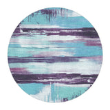 Jörgan Purple & Blue in 5' Round Size