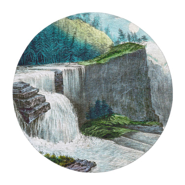 Trenton Falls New York in round-5ft Size