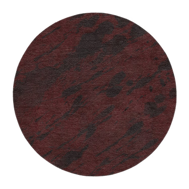 Hurley Splatter Dye Burgandy in round-5ft Size