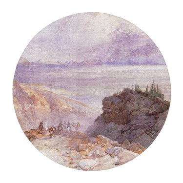 The Great Salt Lake of Utah by Thomas Moran in round-5ft Size