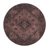 Montezuma Maroon in round-5ft Size