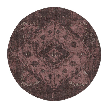 Montezuma Maroon in round-5ft Size