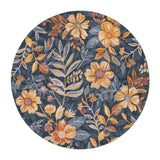 Claudine Blue & Yellow in 5' Round Size