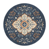 Winston Blue & Orange in round-5ft Size