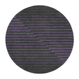 Euclid Black & Purple in 5' Round Size