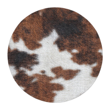 Cowhide Print in 5' Round Size