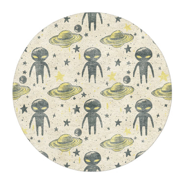 Space Aliens in 5' Round Size