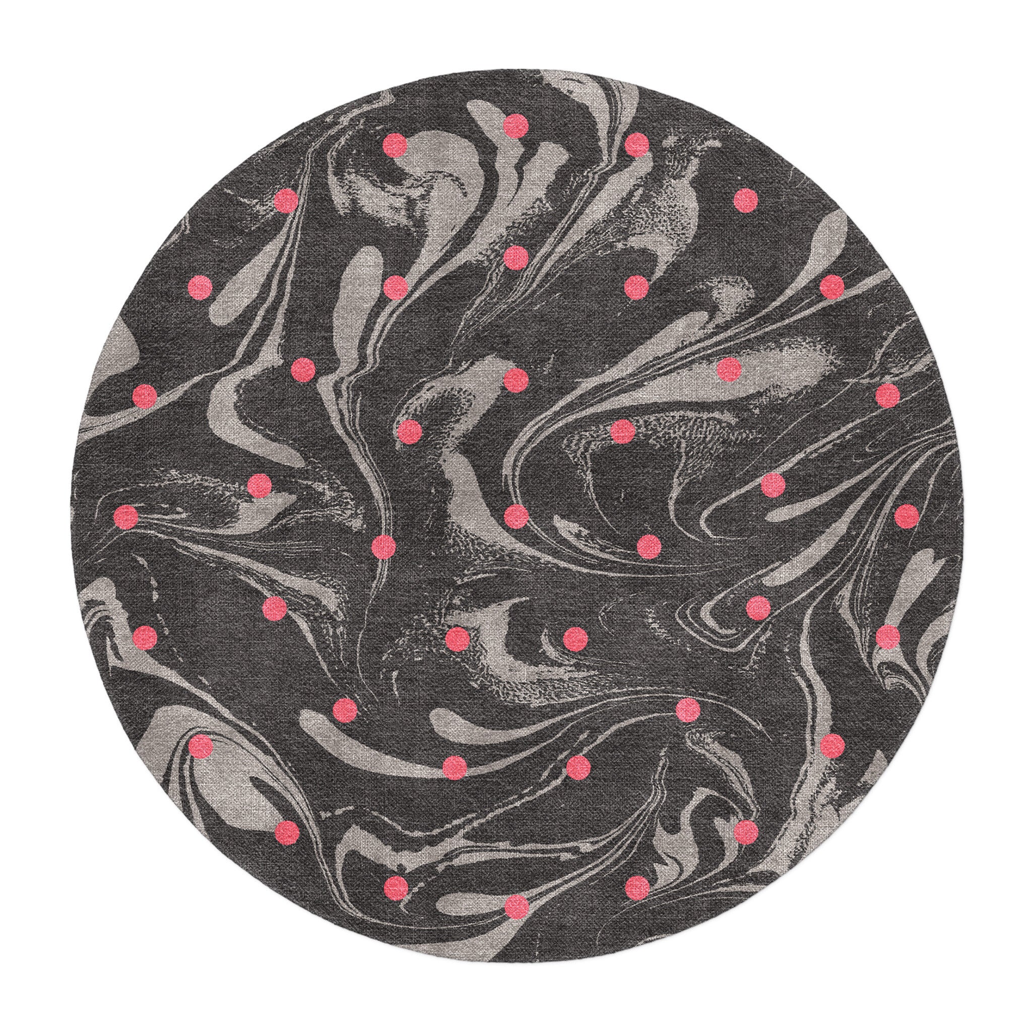 Infredred Rugs Acid Burn Greige & Infrared Area Rug – Undrfoot Rugs