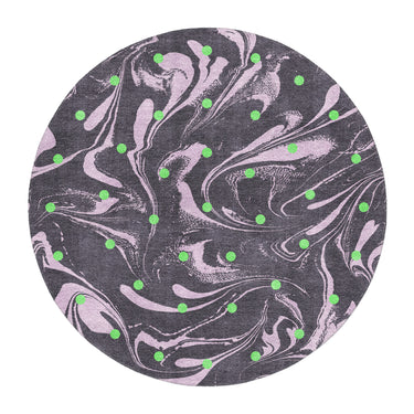 Acid Burn Purple & Green in 5' Round Size