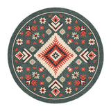 Solano Sage & Terracotta in round-5ft Size