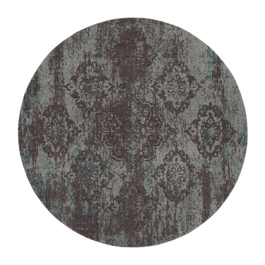 Jonah Maroon & Turquoise in round-5ft Size