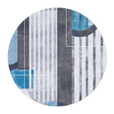 Gordian Blue in 5' Round Size