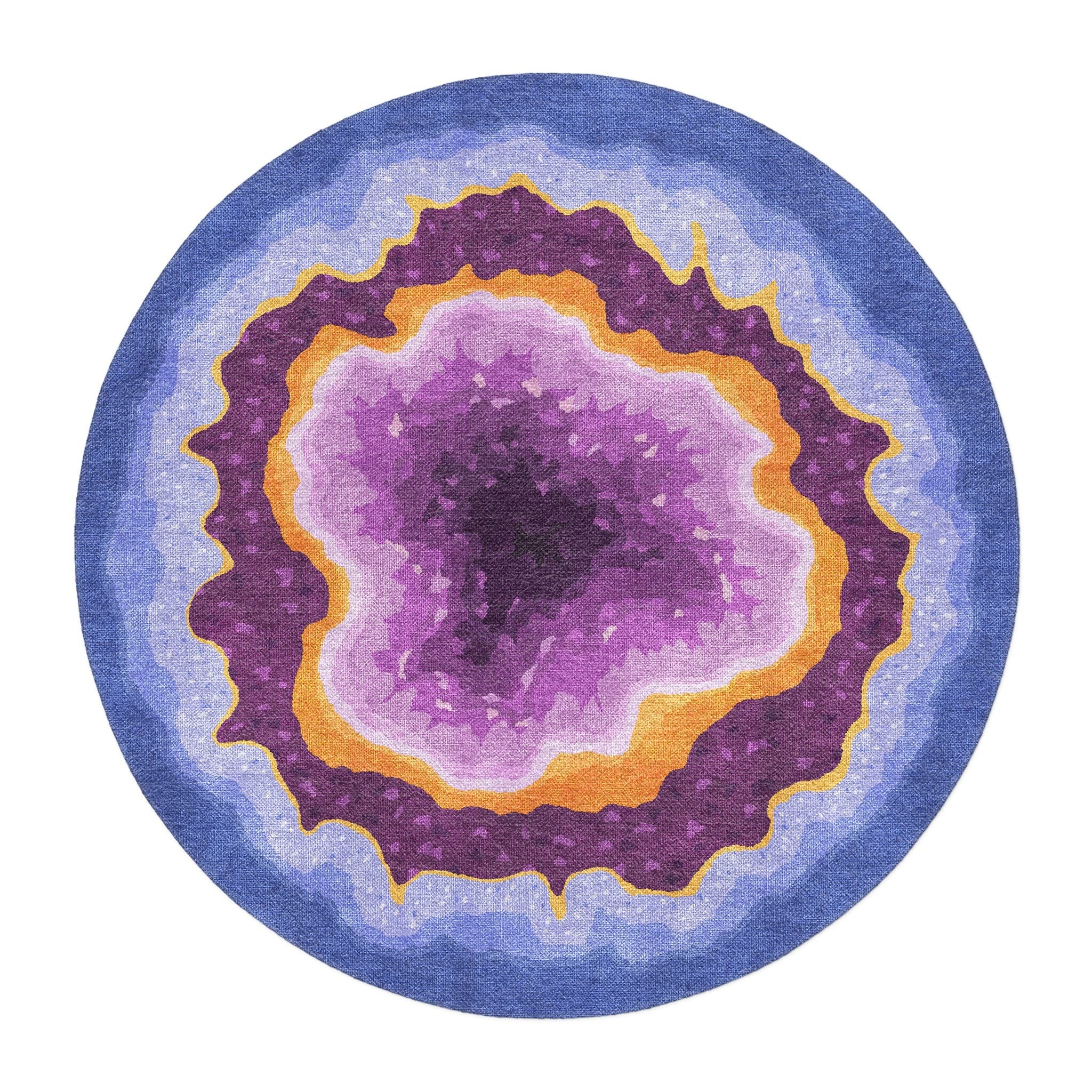 Geode Round Area Rug – Undrfoot Rugs