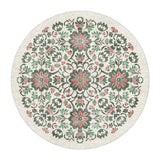 Georgiana Green & Deep Cerise in 5' Round Size