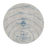 Solar System Blue & Ivory in 5' Round Size